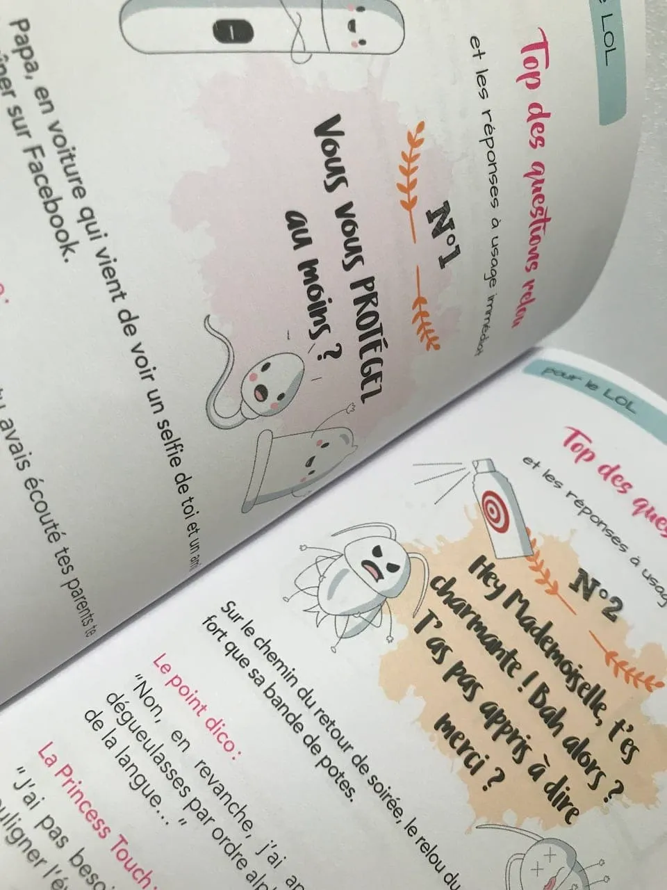 Contenu du guide de survie sexuelle