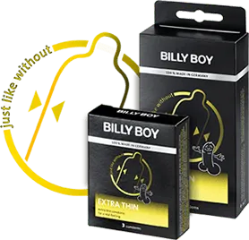 Préservatif Billy Boy Comfort avec forme anatomique
