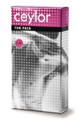 Détail de l'emballage pratique des préservatifs Ceylor