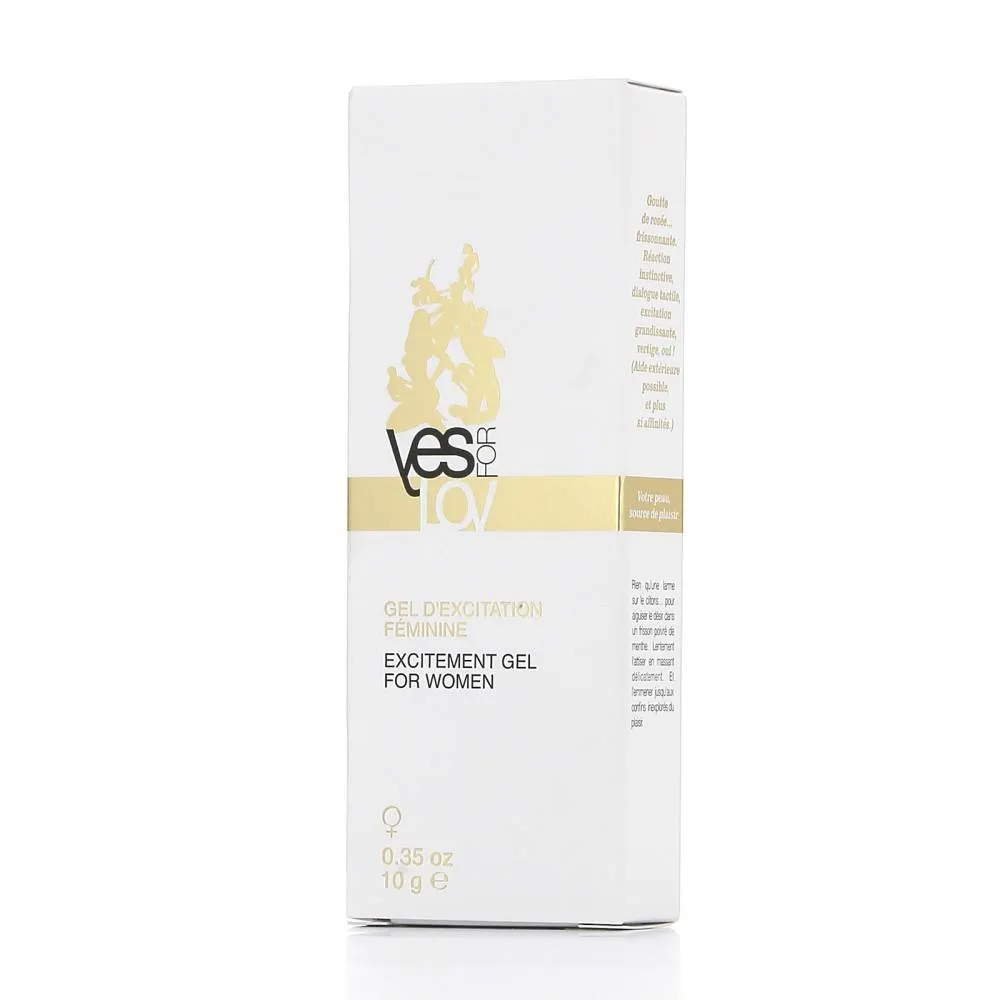 Application du gel d'excitation féminine YesForLov sur le clitoris