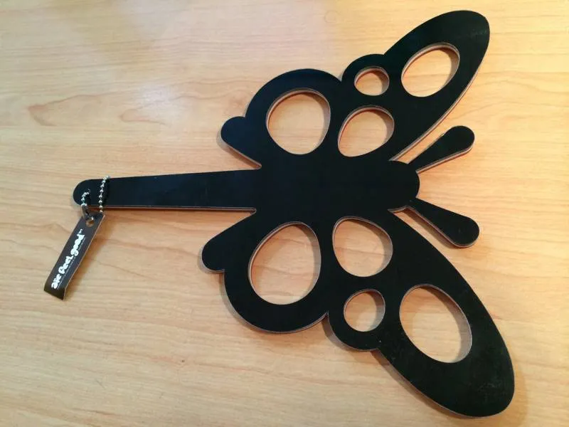 Vue rapprochée du paddle Butterfly Effect Aïe Feel Good