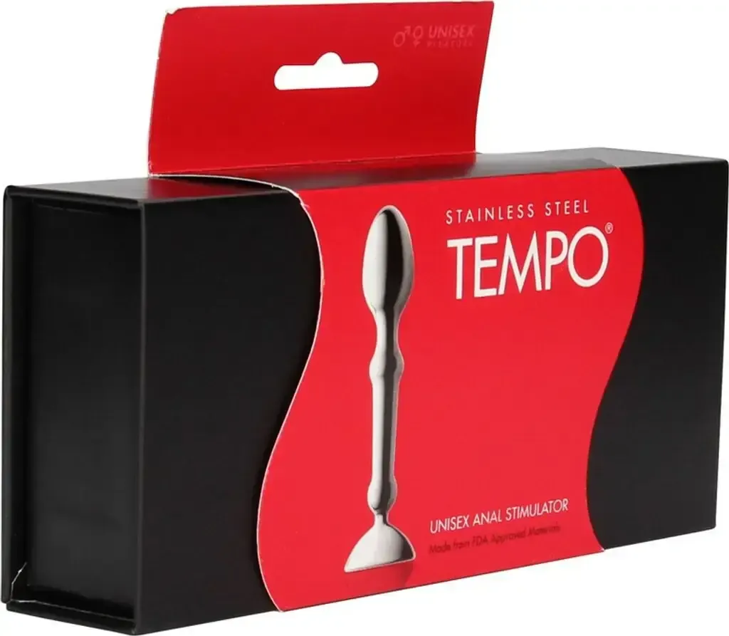 Sextoy anal Aneros Tempo en acier chirurgical avec finition miroir
