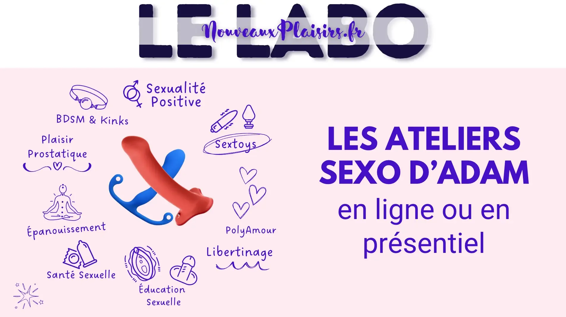 Je cherche des ateliers pour explorer la sexualité