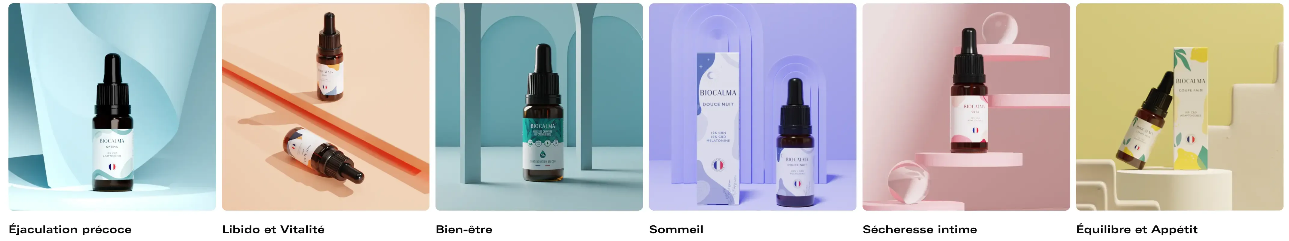La gamme de produits BioCalma
