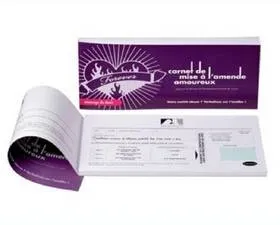 Test du Carnet de mise à l'amende amoureux