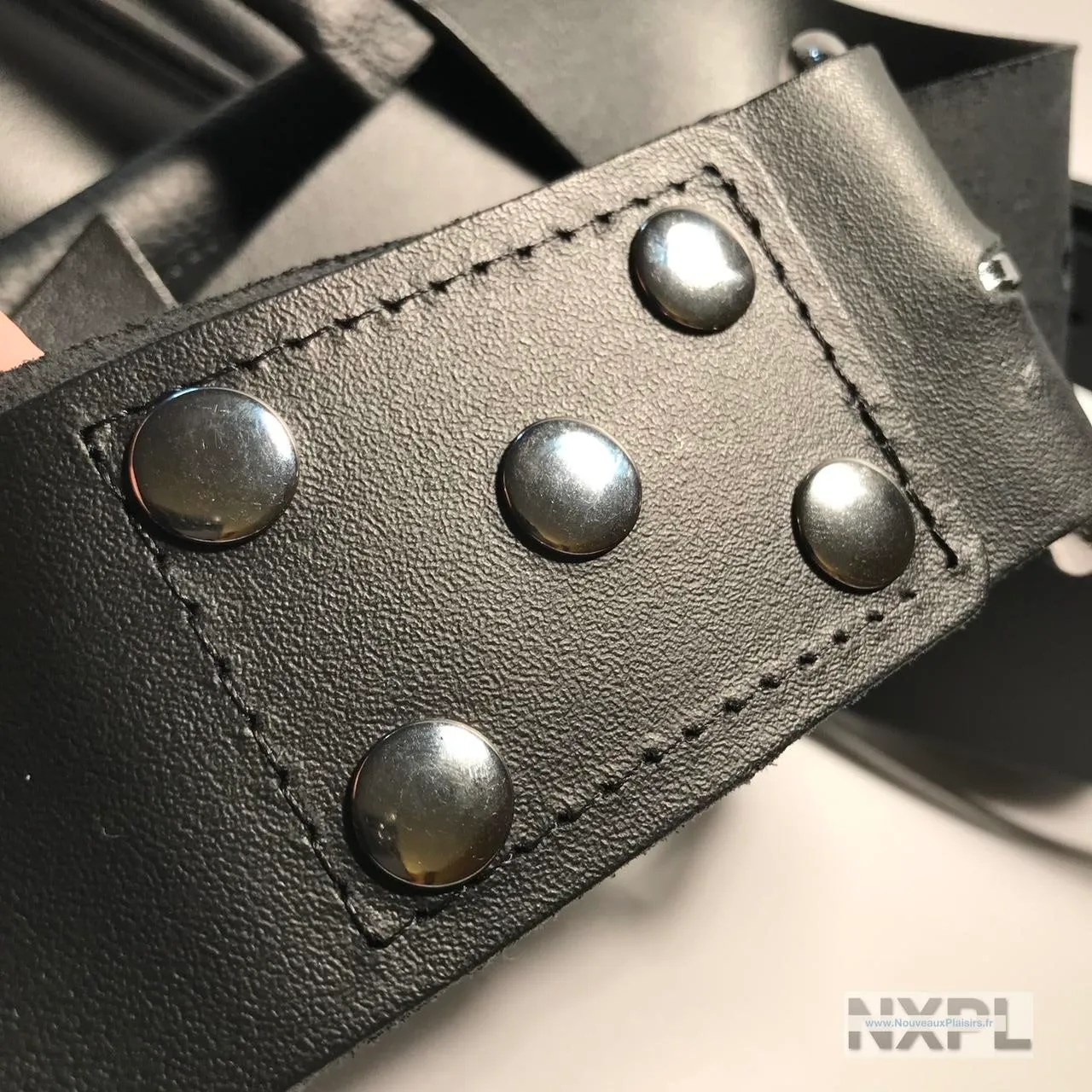 Détail du cuir et des boucles Dèmonia - NXPL
