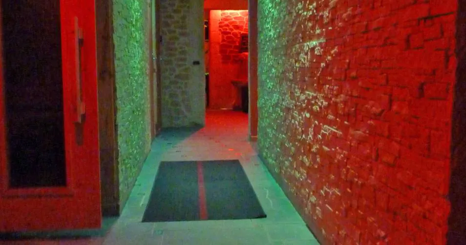 Intérieur et décoration du Delta Sauna