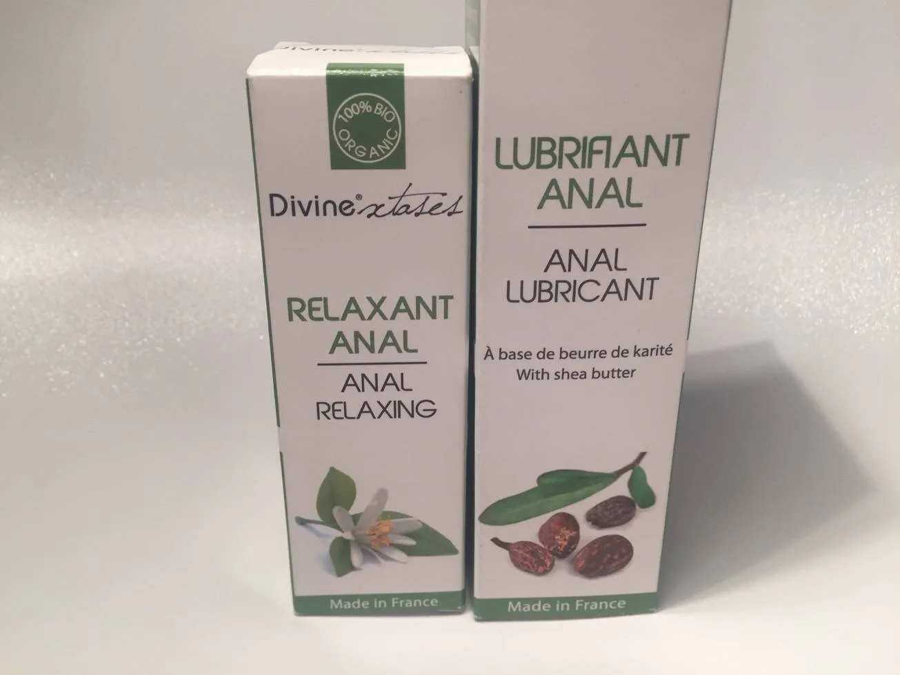 Test du lubrifiant et relaxant anal Bio de Divinextases
