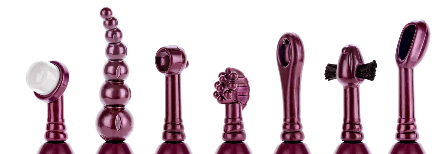 Les 7 embouts de l'Eroscillator