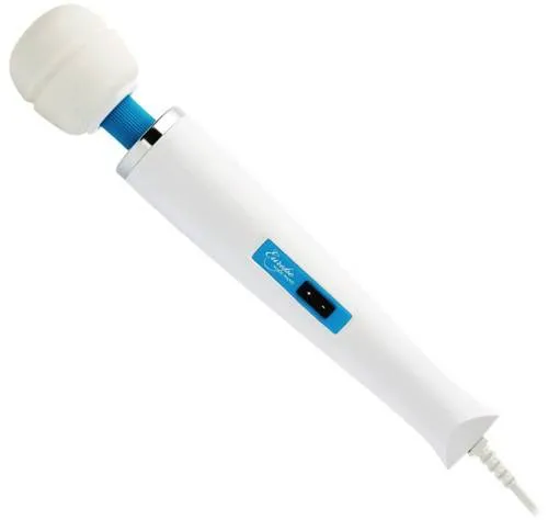 Vue d'ensemble du vibromasseur Europe Magic Wand avec son câble secteur