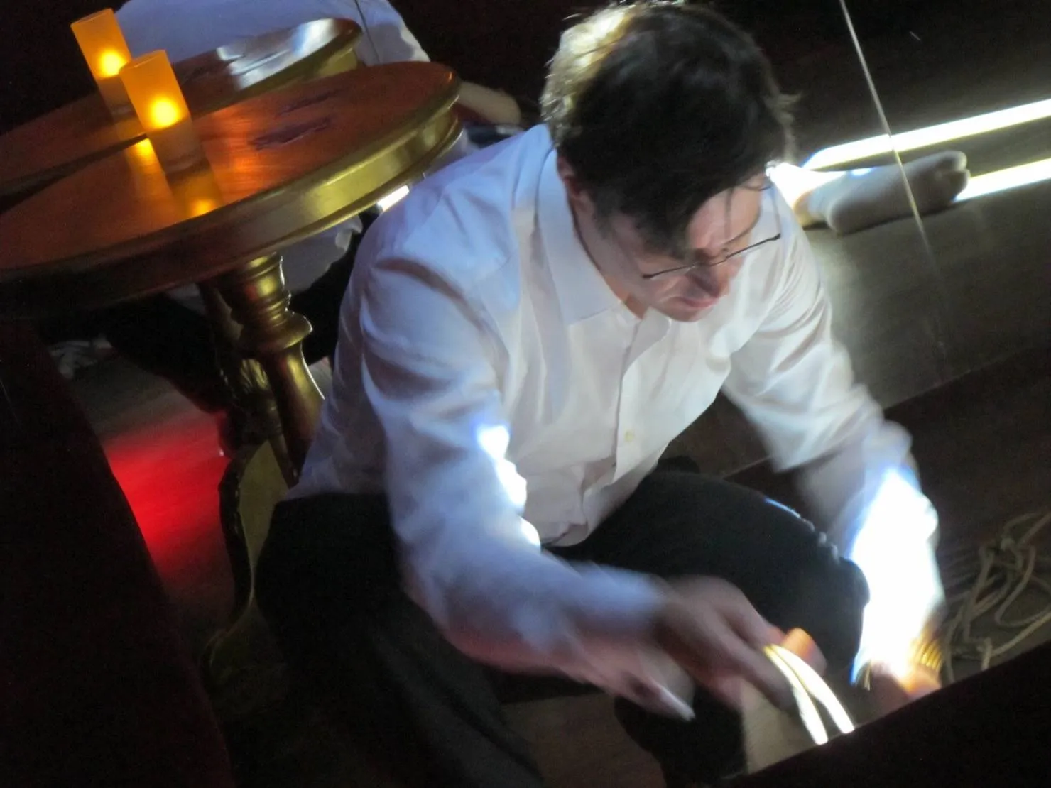 Photo noir et blanc shibari