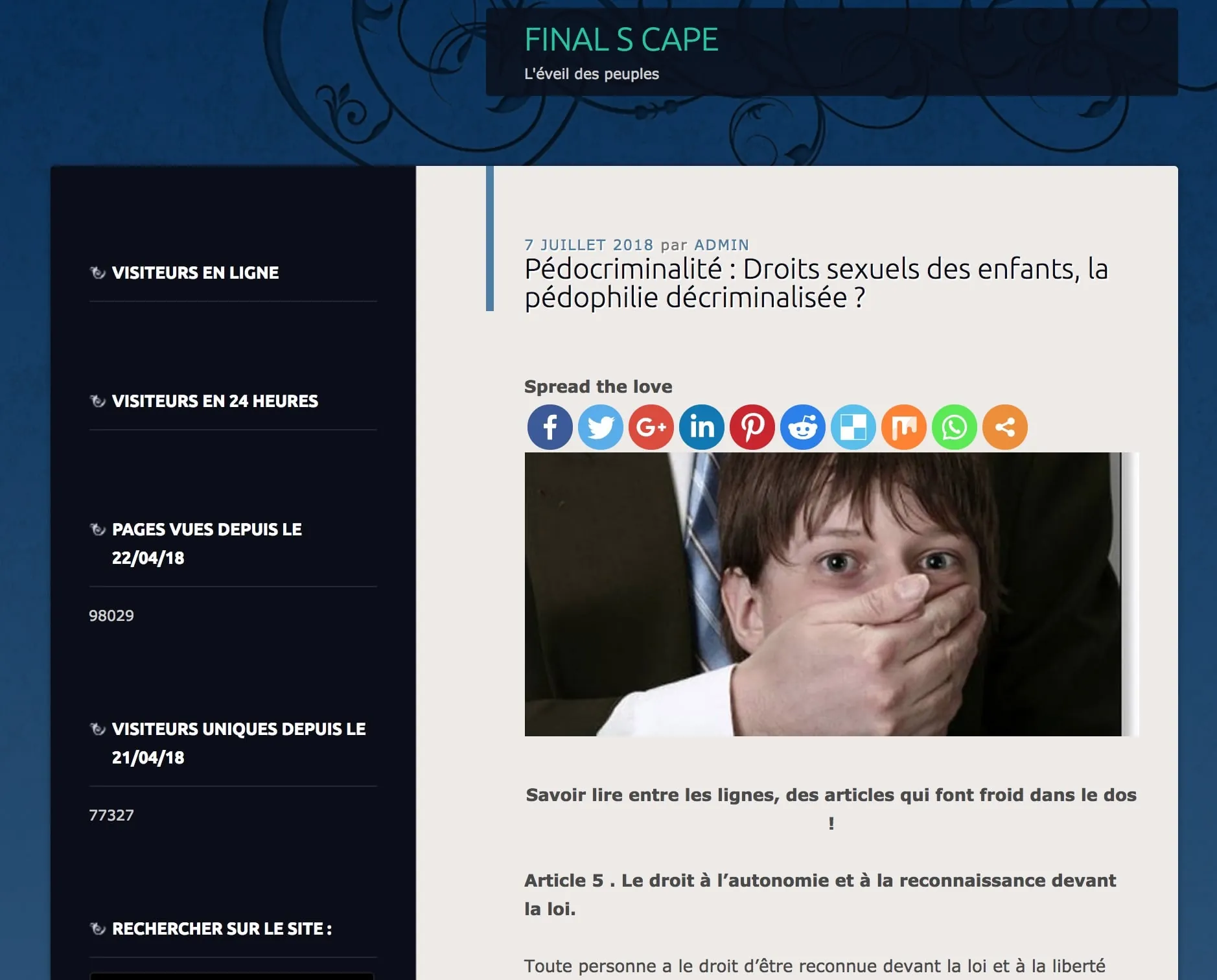 Fake news sur l'éducation sexuelle à l'école et la loi Schiappa - NXPL