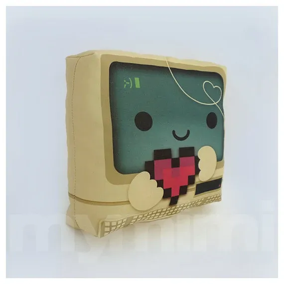 Coussin en forme d'ordinateur pour Geek