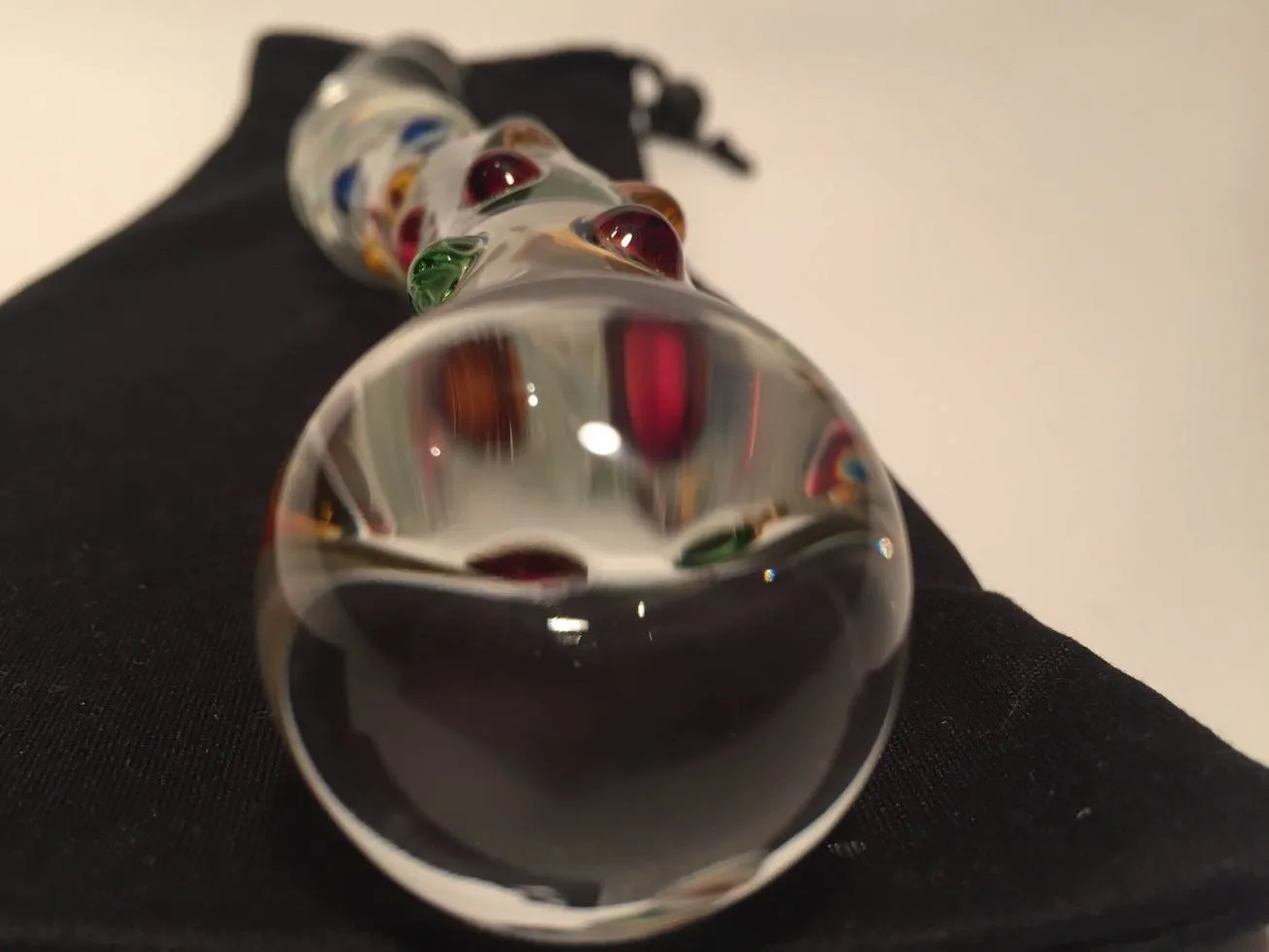 Test du godemichet en verre GlassVibrations Fantasy