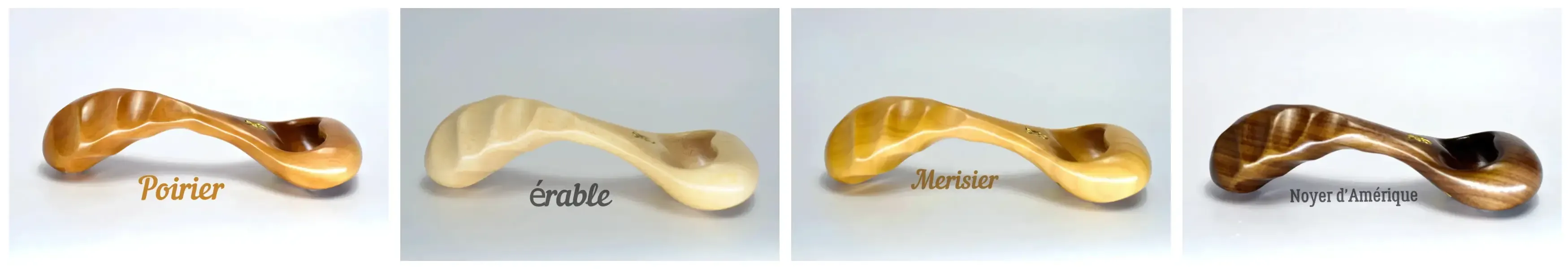 Échantillon des différentes essences de bois utilisées par Idée du Désir pour ses sextoys artisanaux