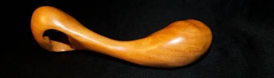 Godemichet en bois l'Orchidée d'Idée du Désir, vue d'ensemble