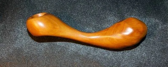 Détail des ondulations de la tête du godemichet l'Orchidée