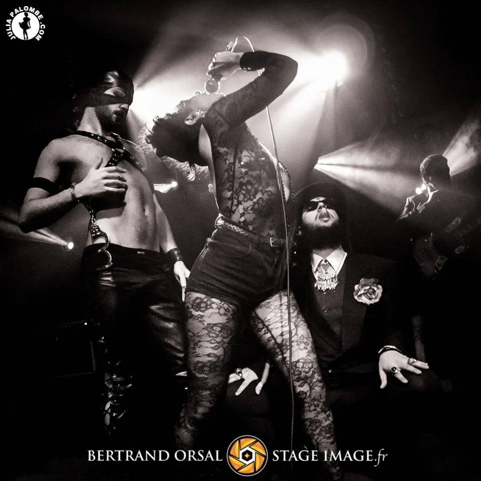 Julia Palombe en pleine performance