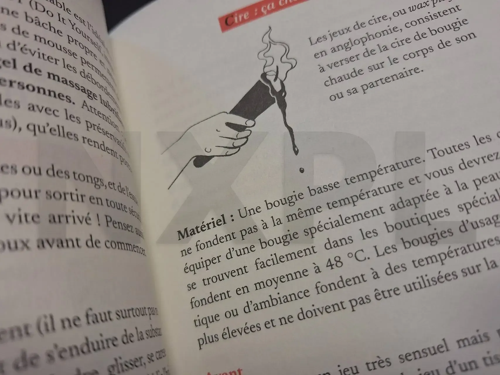 Jeux
sensoriels et
érotisme