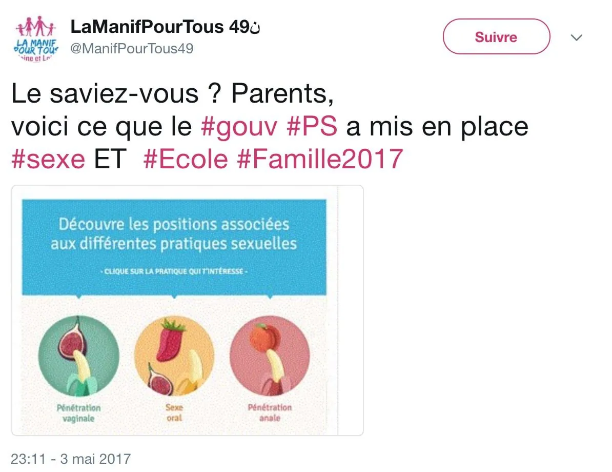 L’exemple intéressant du site EcoleEtSexe.fr et de la Manif Pour Tous