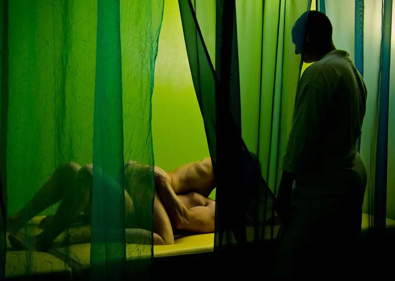 Espace avec rideaux pour plus d'intimité