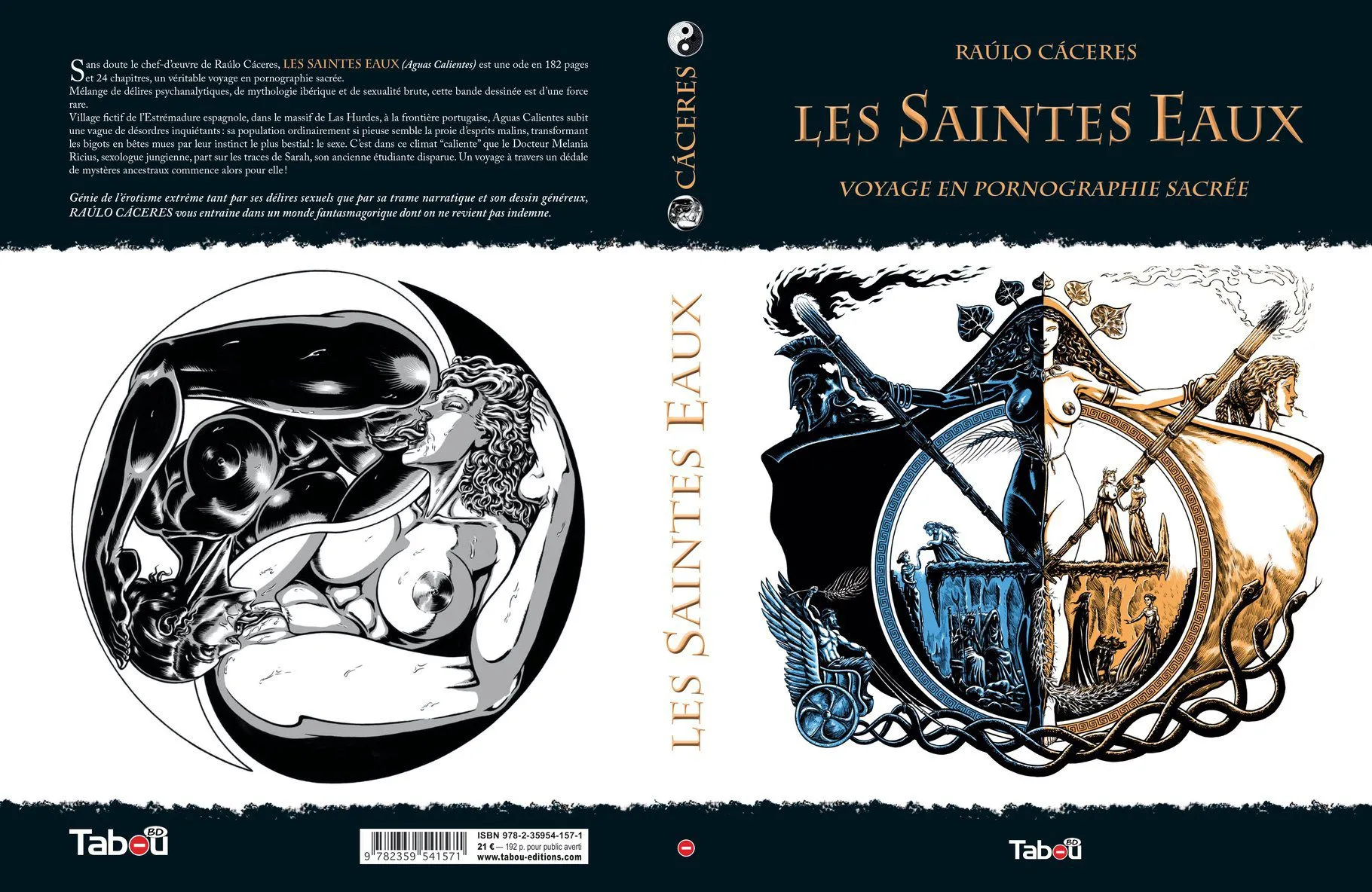 Test de la BD Les Saintes Eaux : Le chef-d'œuvre baroque de Raúlo Cáceres