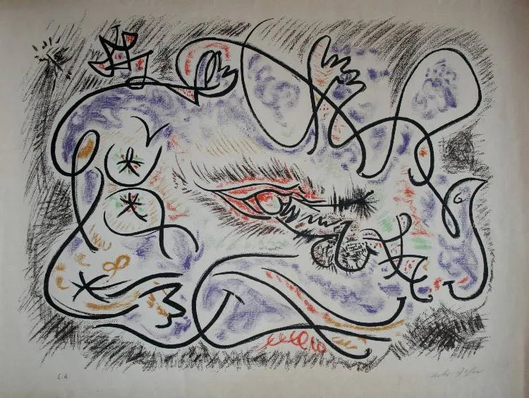 Allégorie d'André Masson présentée à l'exposition Sade