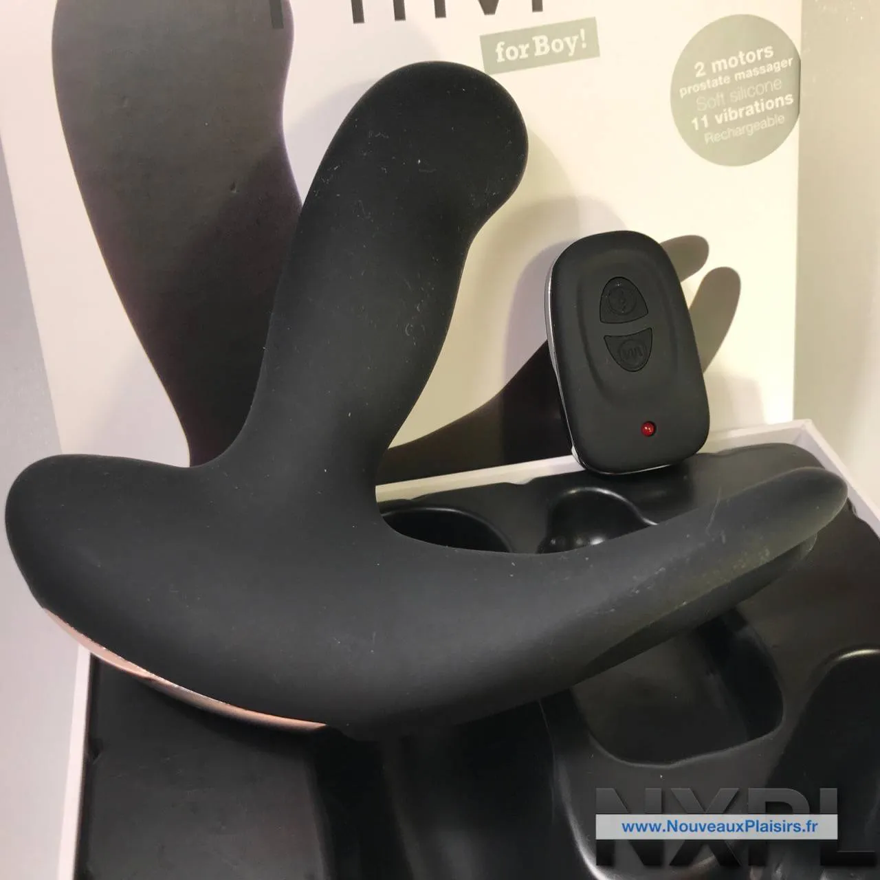 Contenu de la boîte du masseur prostatique Love To Love HIM