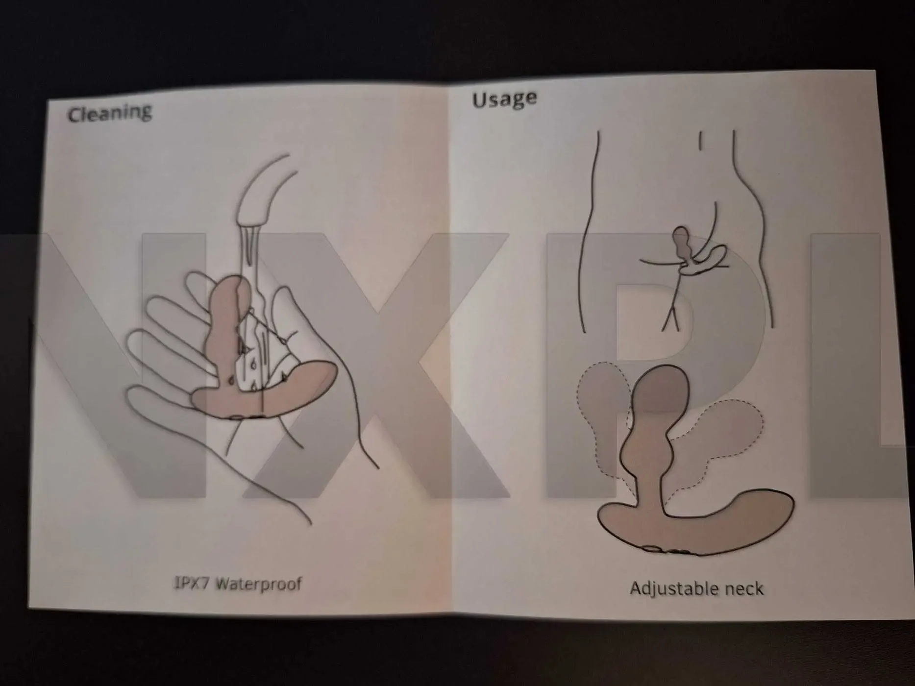 Détail de la tête du masseur Lovense Edge
2