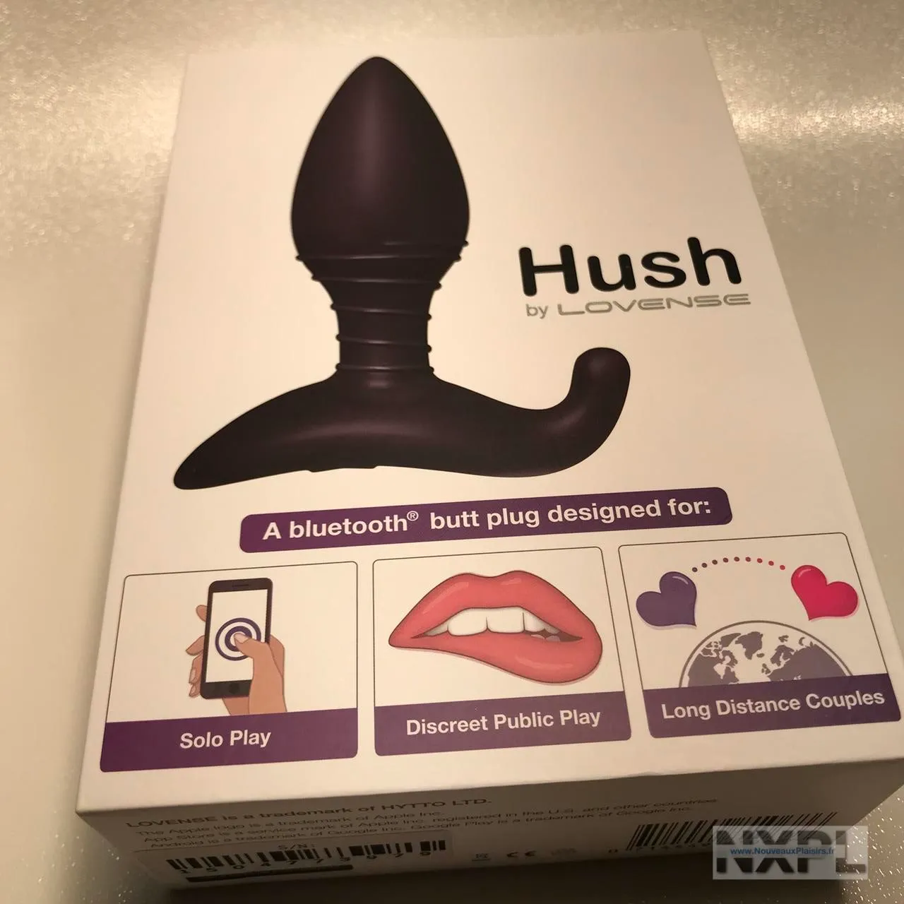 Test du plug anal connecté Lovense Hush - NXPL