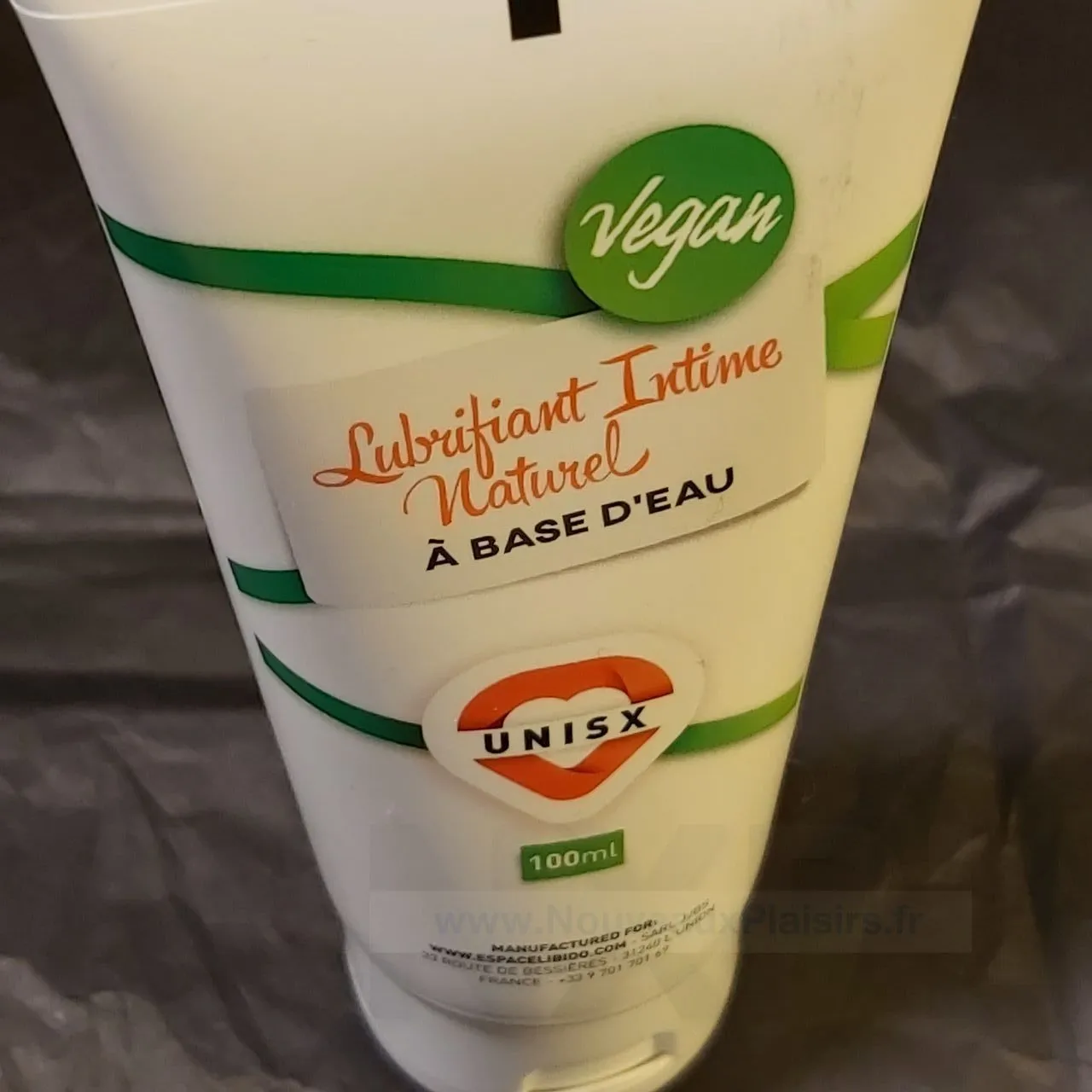 Test du lubrifiant UniSX Vegan d'Espace Libido