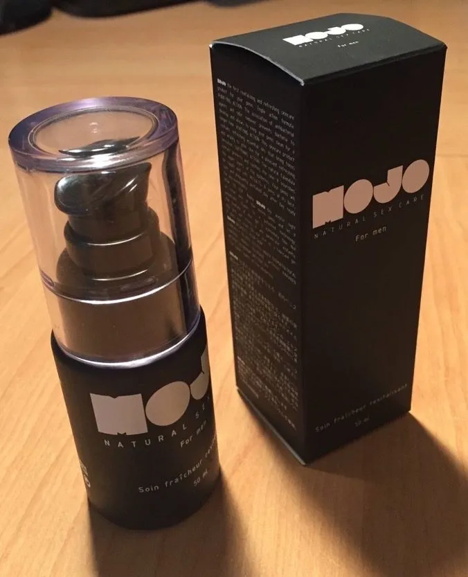 Flacon de soin fraicheur revitalisant Mojo Natural Sex Care pour homme
