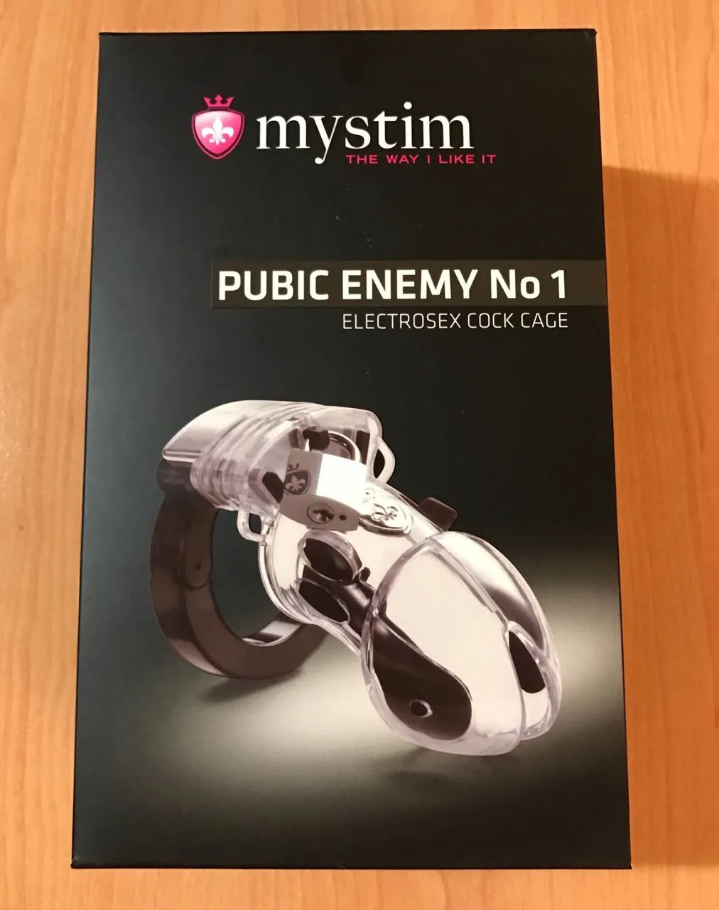 Test de la cage de chasteté compatible Electrostim Mystim Pubic Enemy N°1 - NXPL