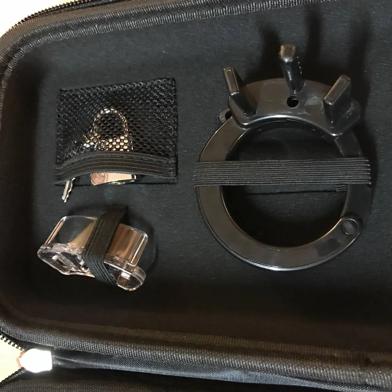 Test de la cage de chasteté compatible Electrostim Mystim Pubic Enemy N°1 - NXPL