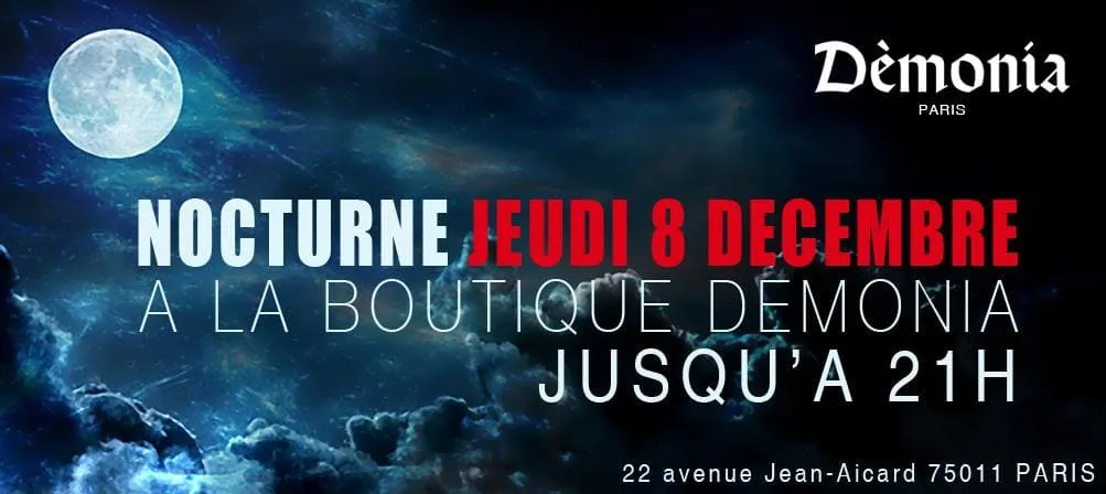 La Nuit Dèmonia c'est Samedi prochain !
