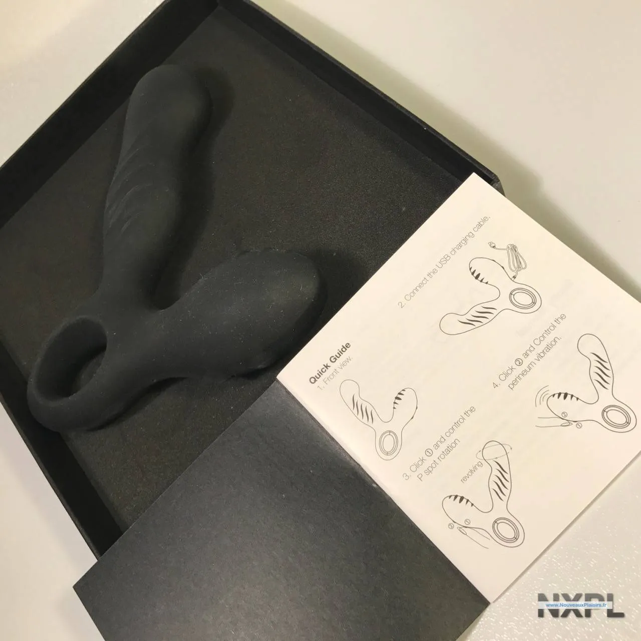 Vue d'ensemble du masseur prostatique Nomi Tang Spotty