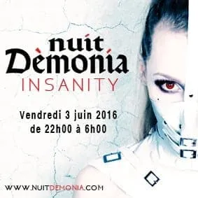 La Nuit Démonia 2016 c'est le 3 Juin !