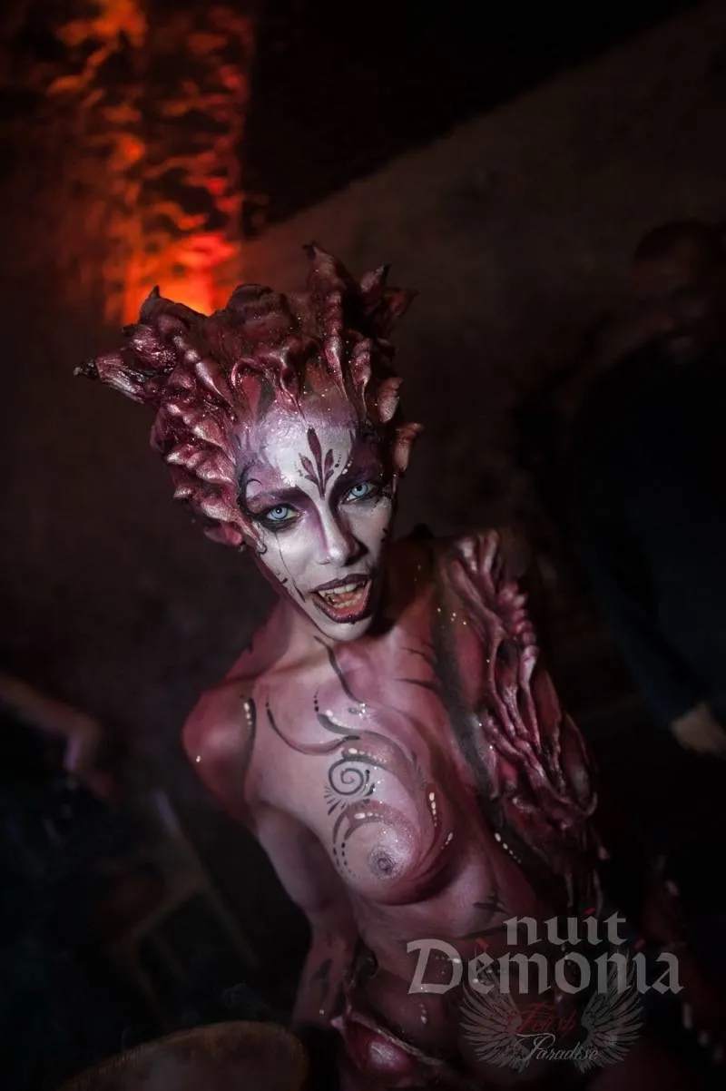 Atelier de Shibari lors de la Nuit Dèmonia