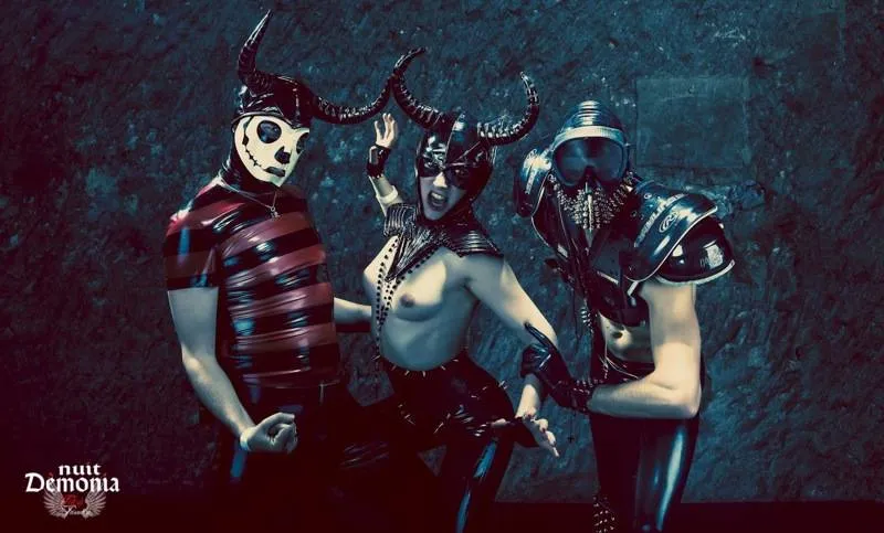 Un participant costumé lors de la Nuit Dèmonia 2013