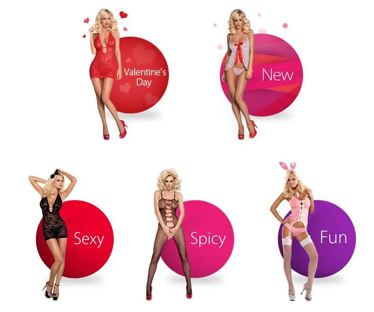 Gamme de lingerie sexy Obsessive