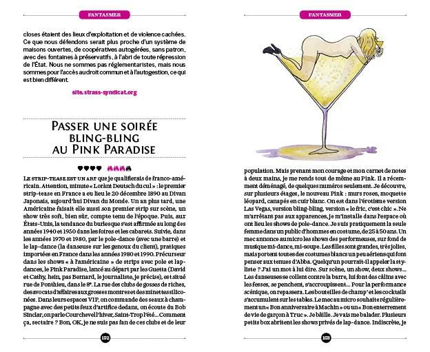 Extrait des pages du guide Paris couche toi là