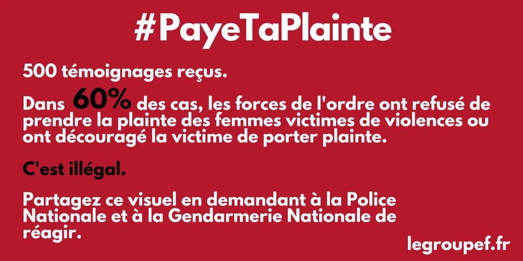 Vous n'allez pas gâcher sa vie pour ça ? #PayeTaPlainte