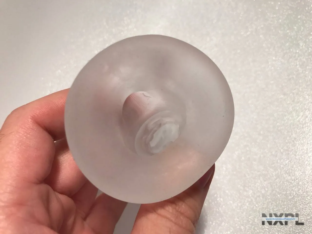 Vue intérieure de la gaine pénienne Perfect Fit et ses détails texturés