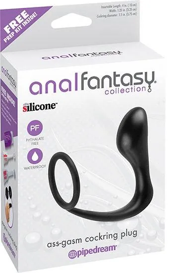 Test du cockring et plug anal Pipedream Assgasm