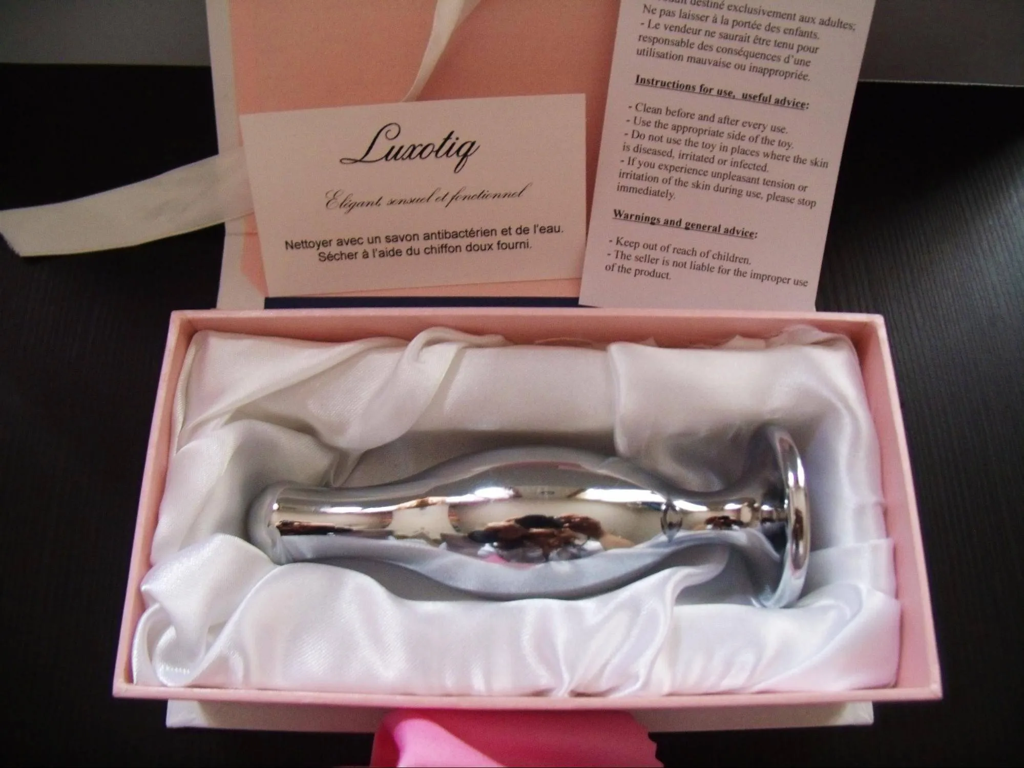 Test du plug anal Luxotiq