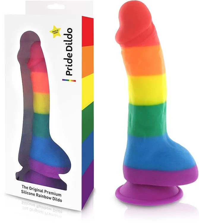 Test du Pride Dildo, ou comment mettre un arc en ciel dans sa chatte