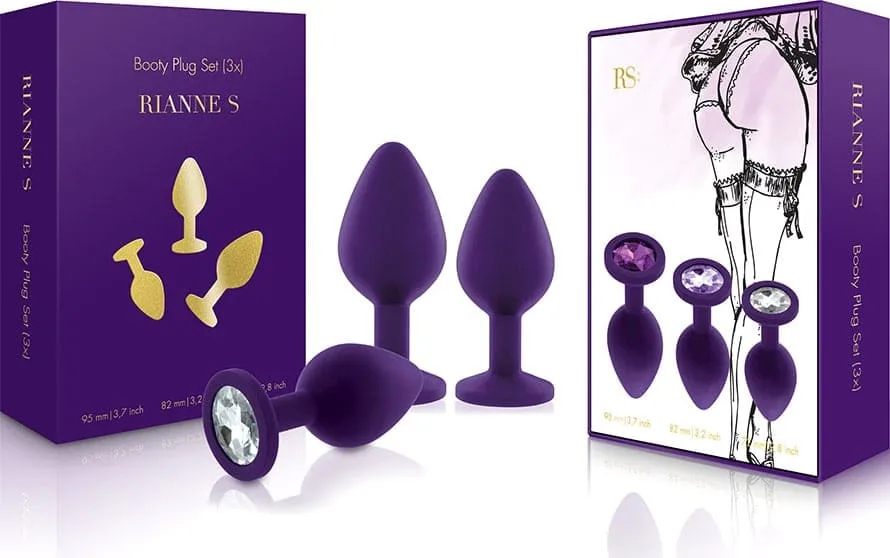 Test du Rianne's Booty Plug Set : l'élégance du plaisir anal en trois tailles