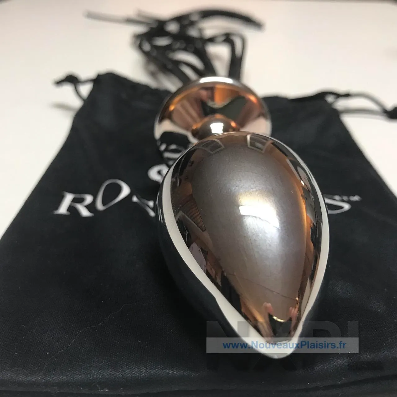 Le plug Rosebuds Whipbud XL mettant en évidence son diamètre massif