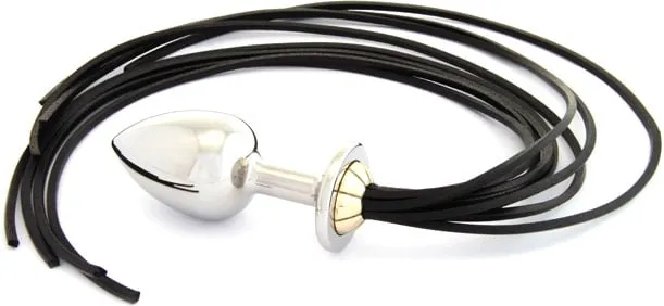 Plug anal Rosebud modèle Whipbud avec extension martinet