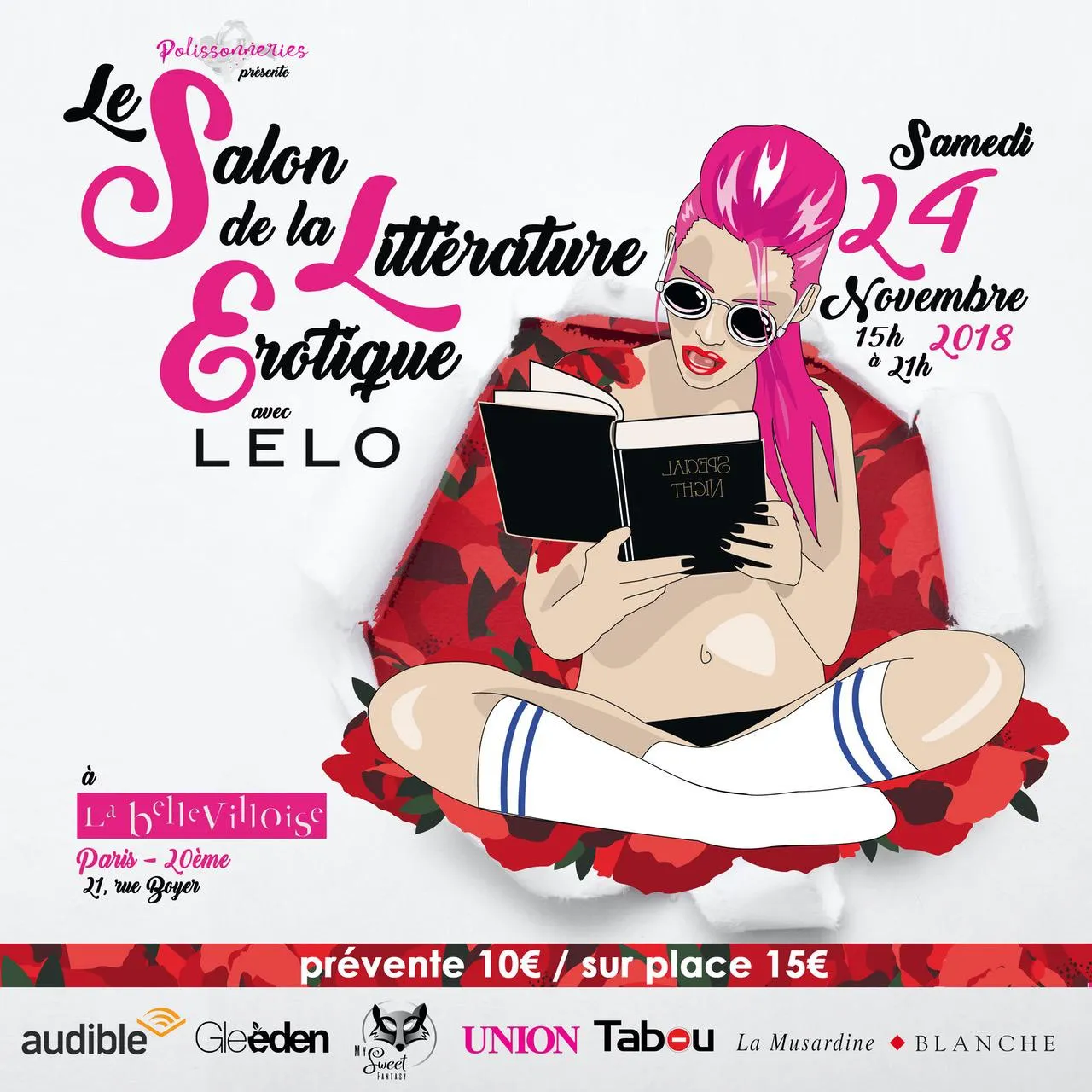 Salon de la littérature érotique, c'est demain le 24 Novembre 2018 !